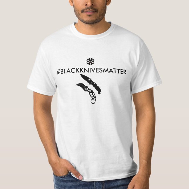 #BLACKKNIVESMATTER T SHIRT (Framsida)