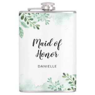 Bläckkolv av botaniskt Maid of honor Bröllopsfest Fickplunta