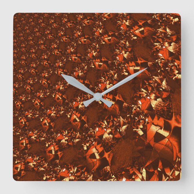 Bläckkorall och präglade fyrkantig klocka (Framsida)