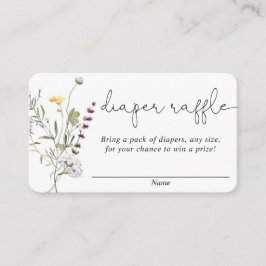 Bläckkort för jodblommor i vår-babyduschkort tilläggskort