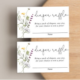 Bläckkort för jodblommor i vår-babyduschkort tilläggskort