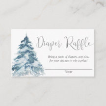 Bläckkort för träskrapa i silver, vita vinterkort