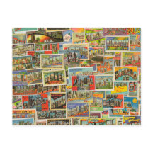 Bläckkort för vintage resor-vykort