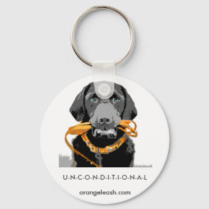 blacklabmugg som ÄR U-N-C-O-N-D-I-T-I-O-N-A-L, Nyckelring