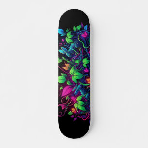 Blacklight Graffiti Mönster Skateboard