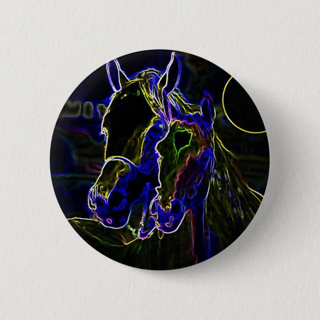 Blacklight Horses Knapp (Framsida)