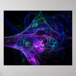 Blacklight Nightmare 16-tums x 20-tums Poster