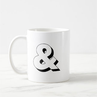 Blackline för Ampersandtypografi Kaffemugg