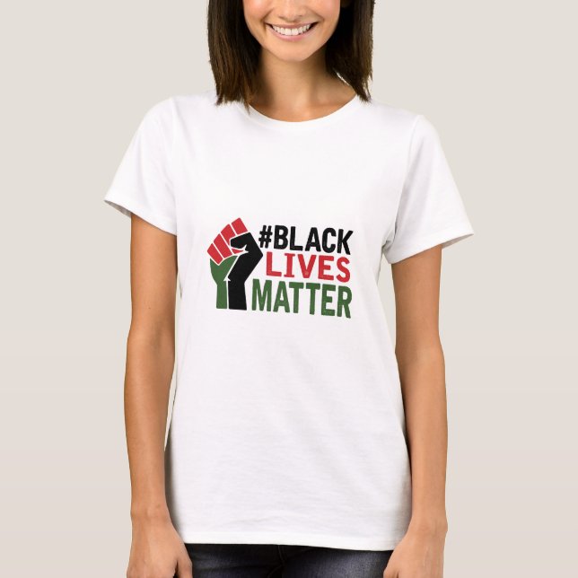 #Blacklivmateria Tee Shirt (Framsida)