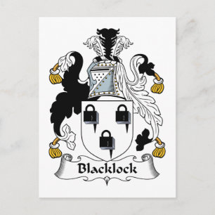 Blacklock Family Crest Vykort