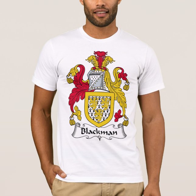 Blackman familjvapensköld tee (Framsida)