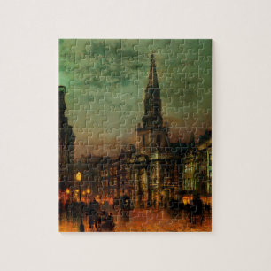 Blackman gata, London av John Atkinson Grimshaw Pussel