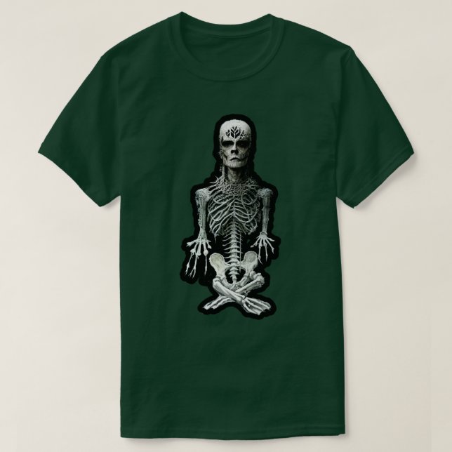 BlackMetal Homunculus Skeleton Artwork T Shirt (Design framsida)