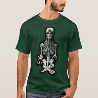 BlackMetal Homunculus Skeleton Artwork T Shirt