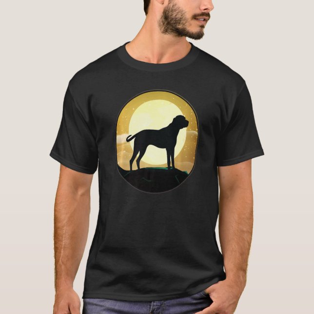 Blackmouth Cur Retro 1 T Shirt (Framsida)