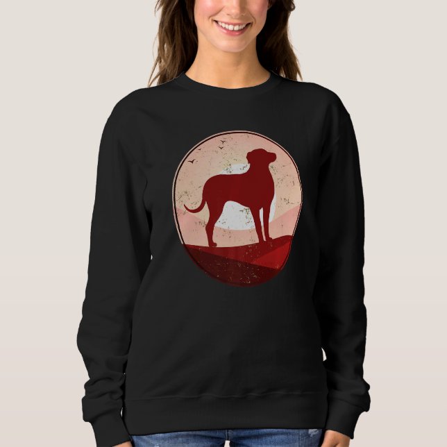 Blackmouth Cur Retro T Shirt (Framsida)