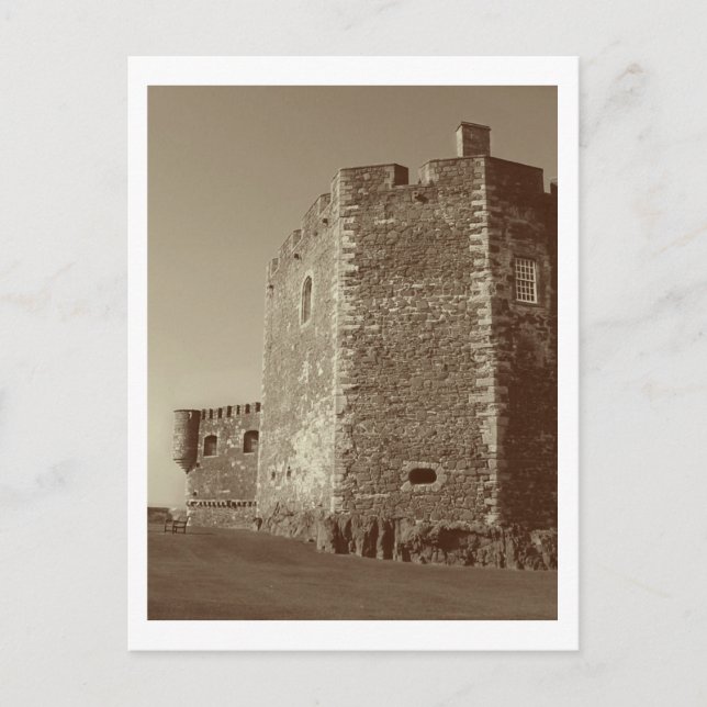 Blackness Castle Duo Tone Vykort (Framsida)