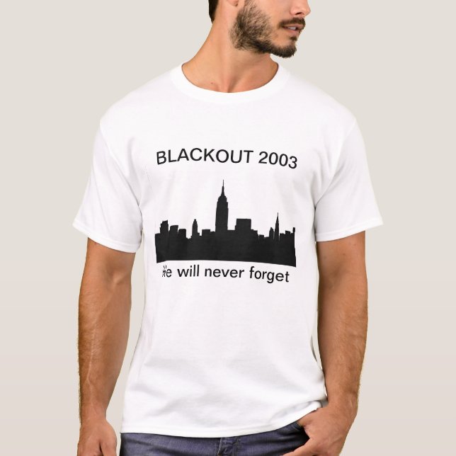 BLACKOUT 2003 T SHIRT (Framsida)
