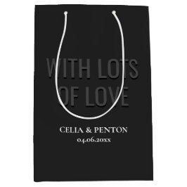 Blackout Minimalist Modern Wedding