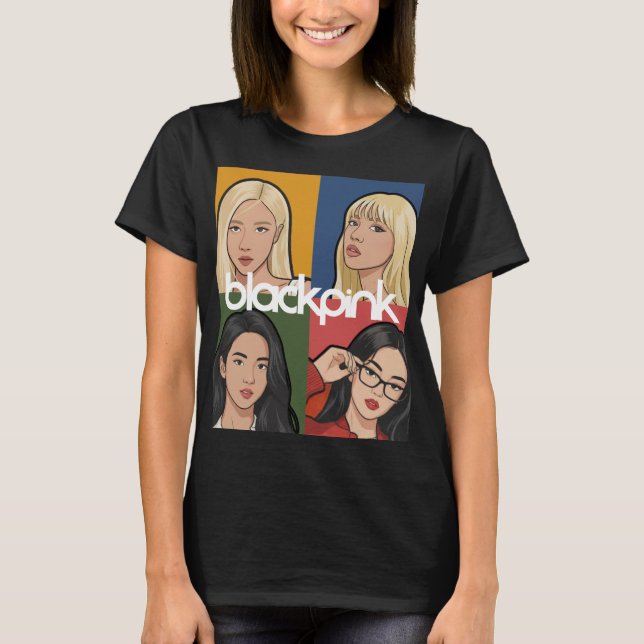 BlackPink: Bästa album T-Shirt (Framsida)