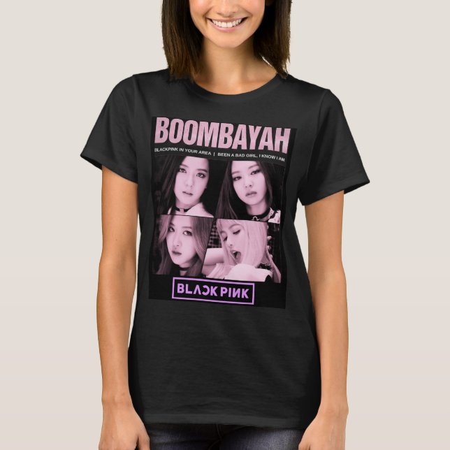 BlackPink BoomBayah T Shirt (Framsida)