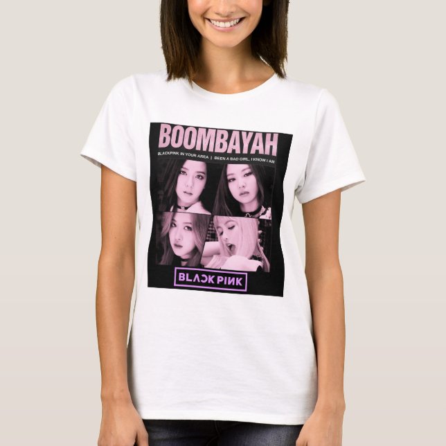 BlackPink BoomBayah T Shirt (Framsida)