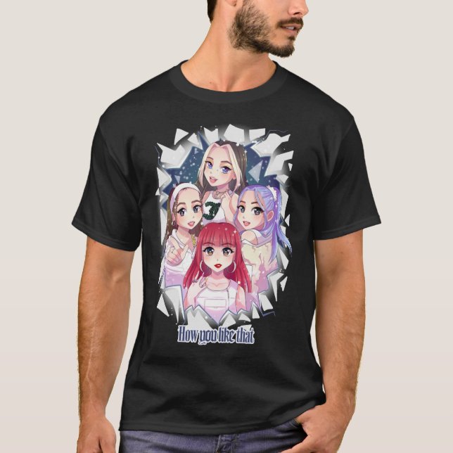 BLACKPINK How You Like That (ice version) Essentia T Shirt (Framsida)