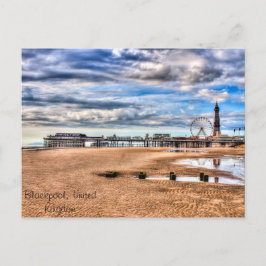 Blackpool Beach Vykort