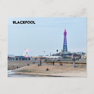 Blackpool Beach Vykort