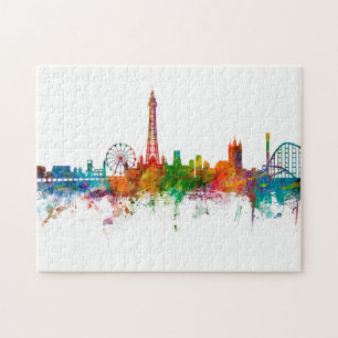Blackpool England Skyline Pussel