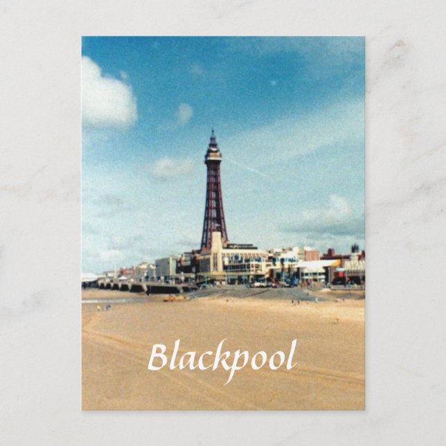 Blackpool Helg Vykort (Framsida)