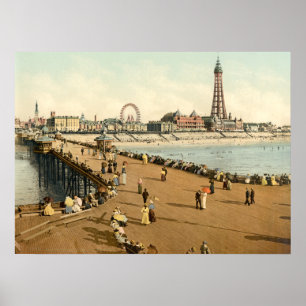 Blackpool III, Lancashire, England Poster