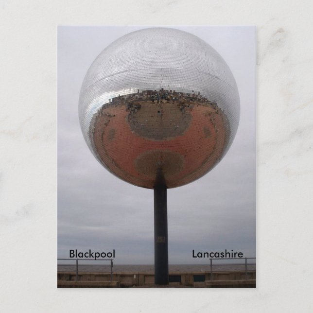 Blackpool Mirrorball Vykort (Framsida)