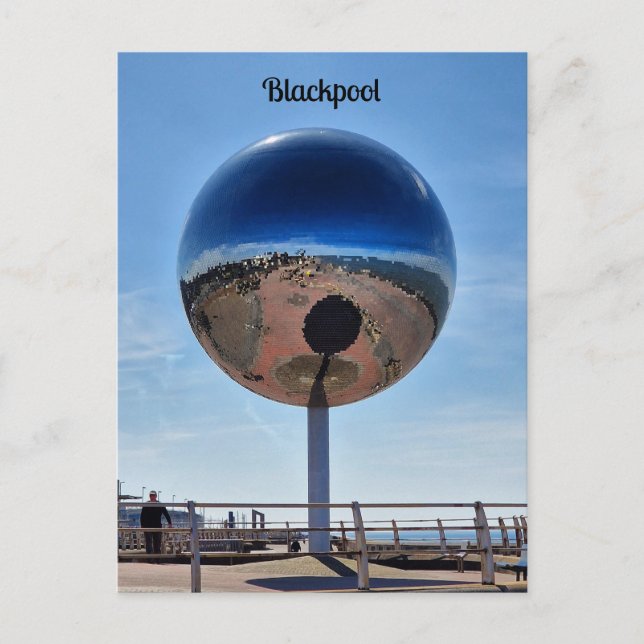 Blackpool Mirrorball Vykort (Framsida)