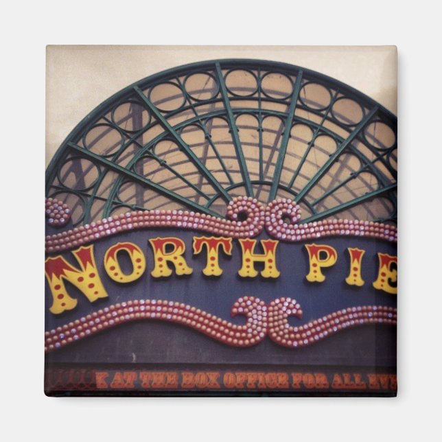 Blackpool North Pier Magnet (Framsidan)