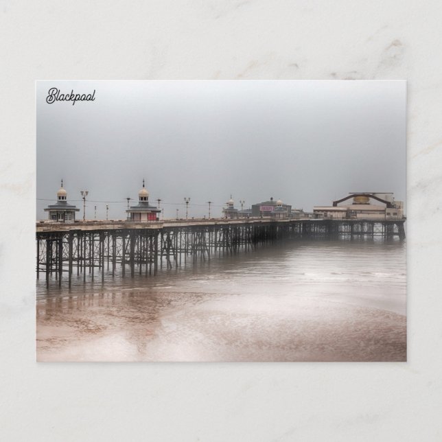 Blackpool North Pier Vykort (Framsida)
