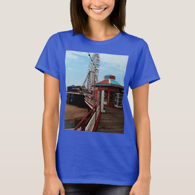 Blackpool Pier T Shirt (Framsida)
