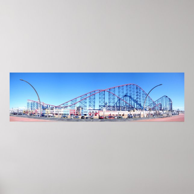 Blackpool Pleasure Beach Poster (Framsidan)
