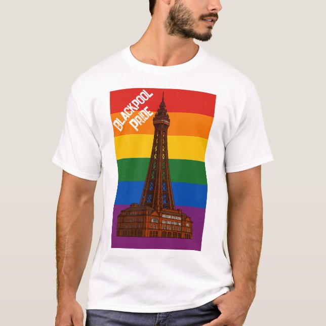 Blackpool Pride T Shirt (Framsida)