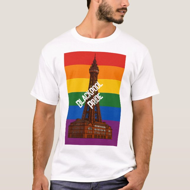 Blackpool Pride T Shirt (Framsida)