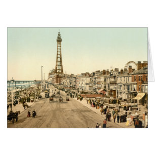 Blackpool Prostege, Lancashire, England Hälsningskort
