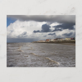 Blackpool Sands och Stormy Sea Vykort