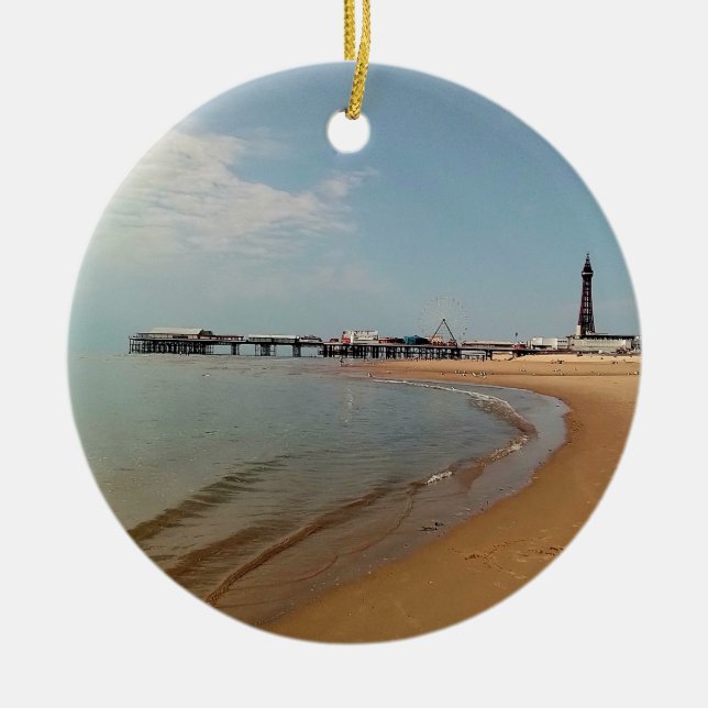 Blackpool Sea Julgransprydnad Keramik (Framsidan)