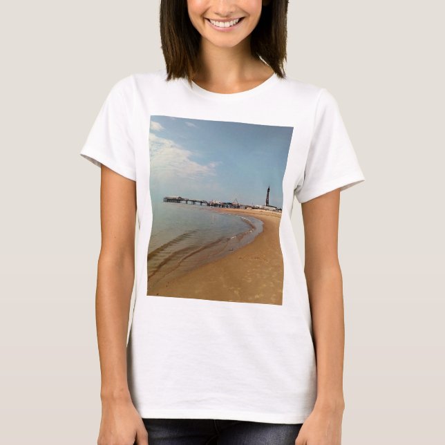 Blackpool Sea T Shirt (Framsida)