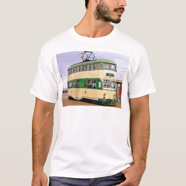 Blackpool spårvagn t shirt (Framsida)