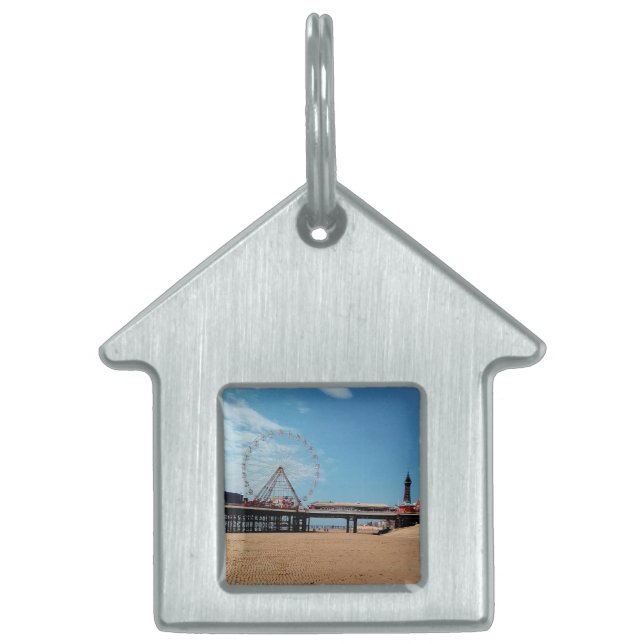 Blackpool strand ID-bricka husdjur (Framsidan)