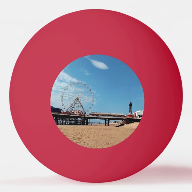 Blackpool strand pingisboll (Framsidan)