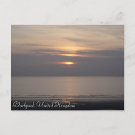 Blackpool Sunset Vykort