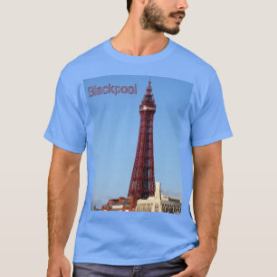 Blackpool Torn Blå himmel-dagen T Shirt