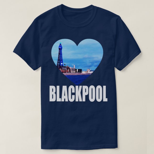 Blackpool Torn England Gift T Shirt (Design framsida)